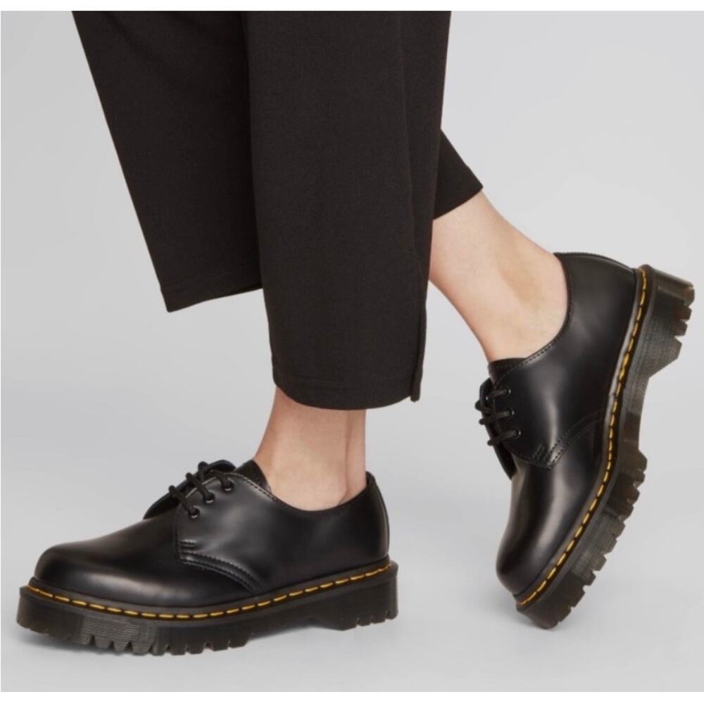 Dr. Martens 1461 Bex Oxfords in Black Smooth Women's 8 Men's 7 Whimsy Goth Retro
